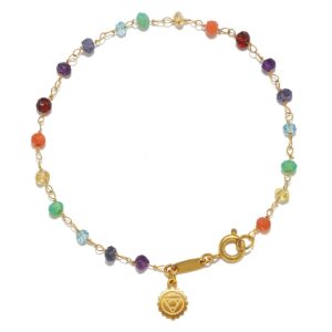 Give Voice Beaded Throat Chakra Bracelet by Satya
