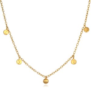 Moon Phases of Femininity Gold Choker-link